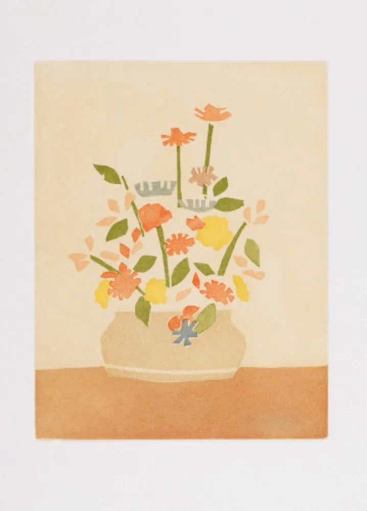 Aquatinta Katz - Wildflowers in Vase