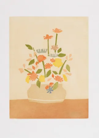Aquatinta Katz - Wildflowers in Vase