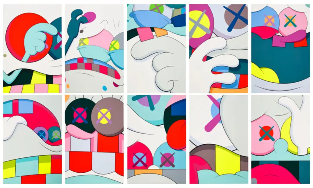 Siebdruck Kaws - Blame Game