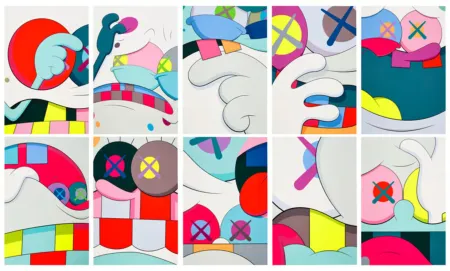 Siebdruck Kaws - Blame Game