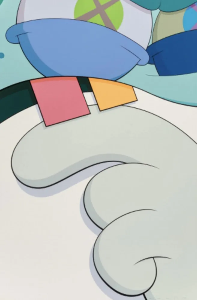 Siebdruck Kaws - Blame Game IX