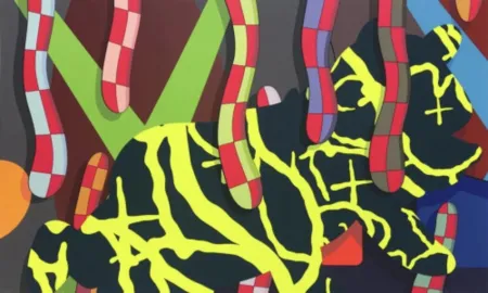 Siebdruck Kaws - Far Far Down