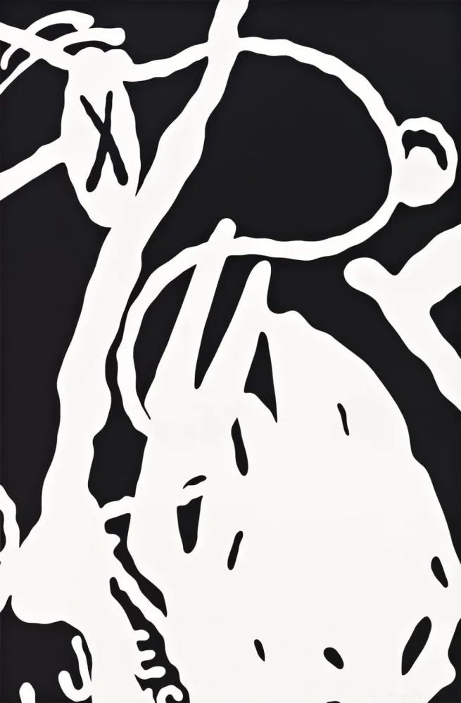 Siebdruck Kaws - Man's Best Friend #9