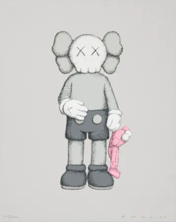 Siebdruck Kaws - Share