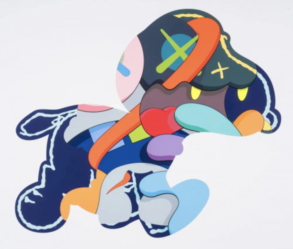 Siebdruck Kaws - Stay Steady