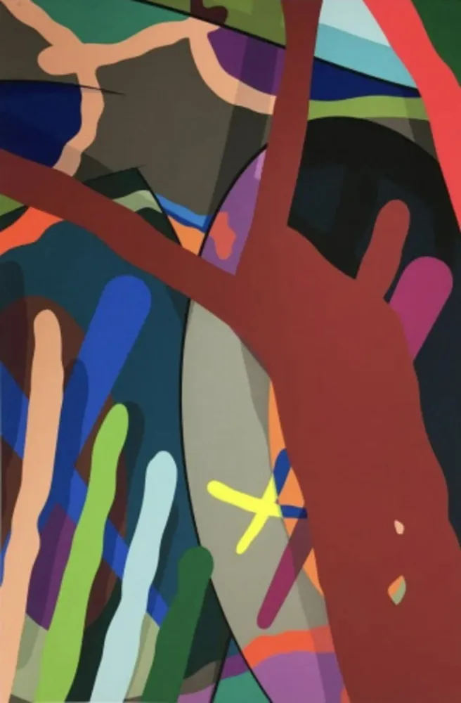 Siebdruck Kaws - Tension 4