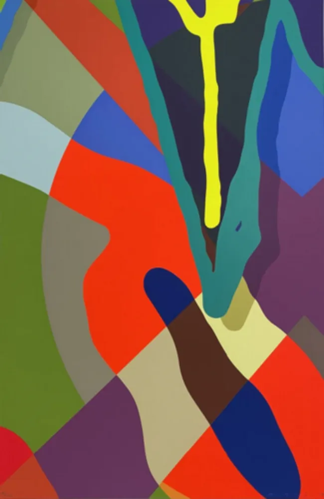 Siebdruck Kaws - Tension No. 6