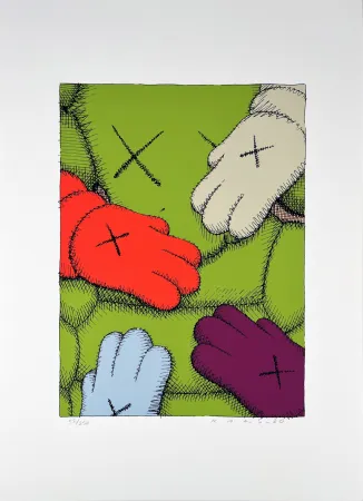 Siebdruck Kaws - Urge 9