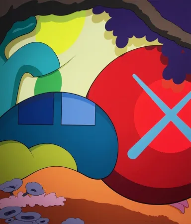 Siebdruck Kaws - You Should Know I Know
