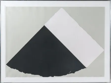 Siebdruck Kelly - Dark Gray and White