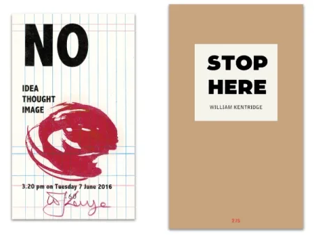 Illustriertes Buch Kentridge - L'art en écrit