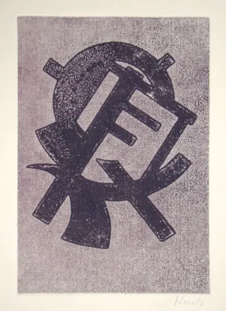 Aquatinta Kerels - Composition pour Art Abstrait