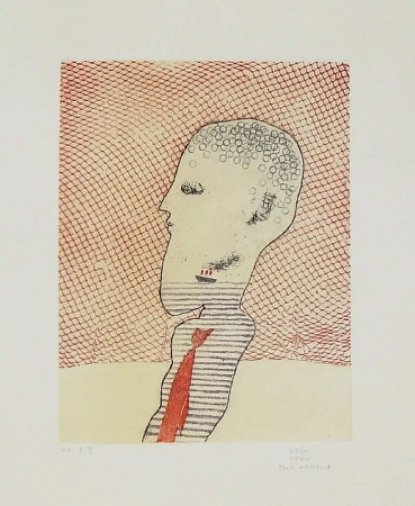 Radierung Und Aquatinta Kern - J'ai bu la mer