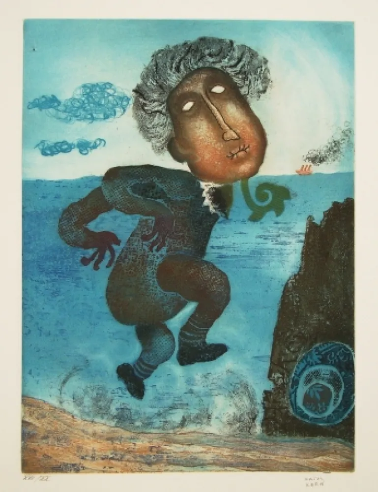 Radierung Und Aquatinta Kern - Titre inconnu