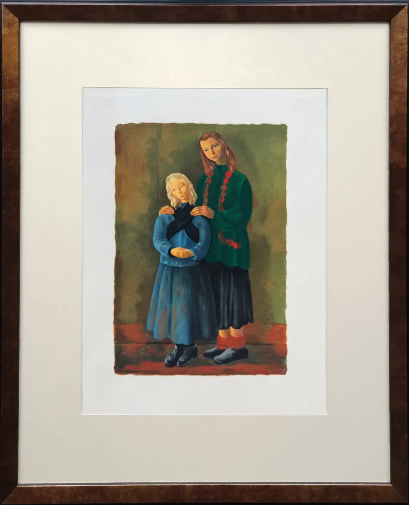 Lithographie Kisling - Les enfants inspirés (Inspired Children)