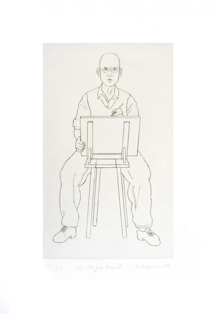 Stich Klapheck - Autoportrait