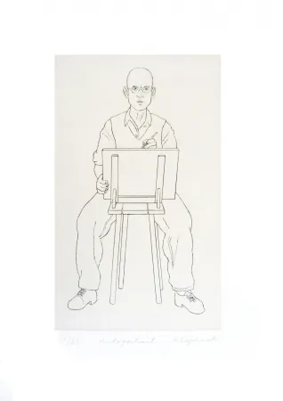 Stich Klapheck - Autoportrait