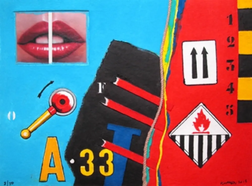 Keine Technische Klasen - A 33 - Aquagravure de Peter KLASEN