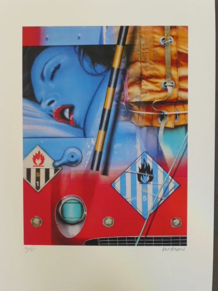 Digitale Druckgrafik Klasen - La nuit 