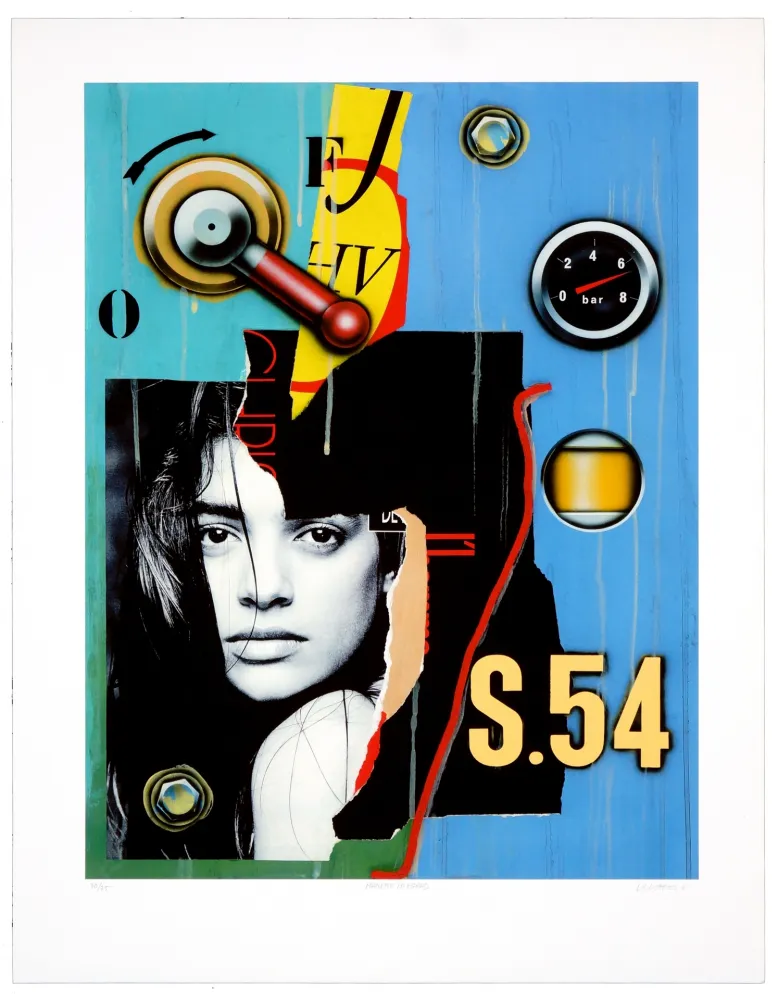 Digitale Druckgrafik Klasen - Manette/regard/S.54