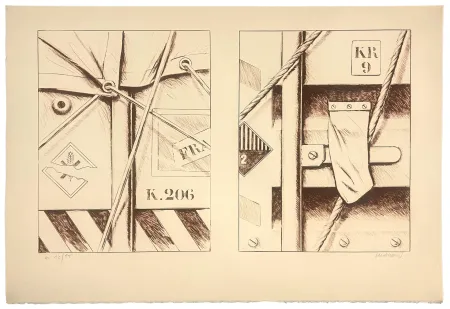 Lithographie Klasen - Sans titre