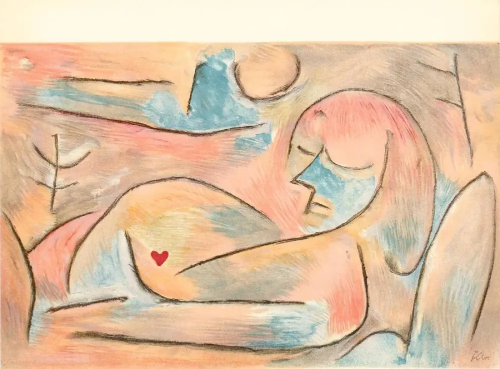 Lithographie Klee - Hiver