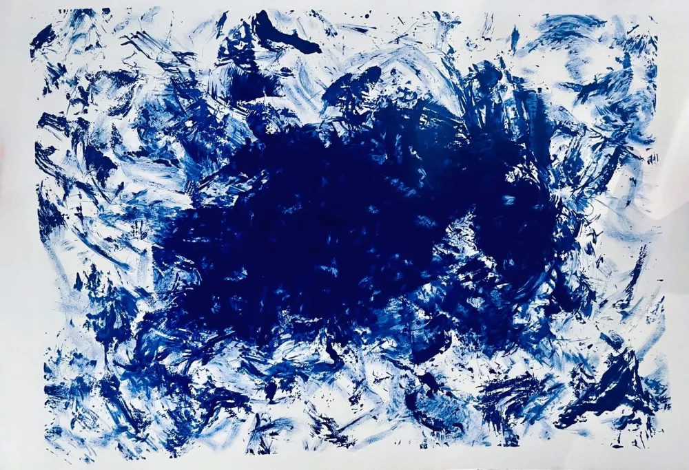 Lithographie Klein - Anthropométrie (ANT 83)