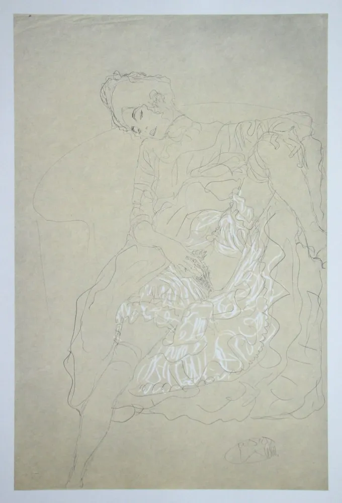 Offset Klimt (After) - Erotische Zeichnung