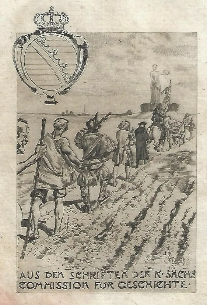 Radierung Und Aquatinta Klinger - Kollektiv-Titel für Veröffentlichungen der kgl. sächsischen Komission für Geschichte