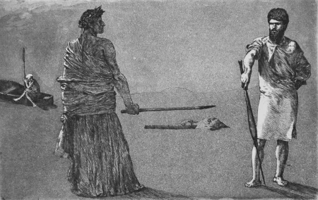 Radierung Und Aquatinta Klinger - Satira (Conclusione)