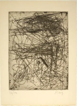 Radierung Klotz - Untitled