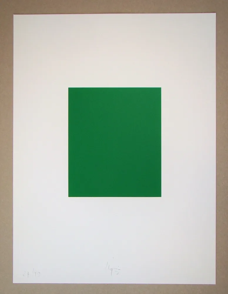 Siebdruck Knoebel - Rot Gelb Weiss Blau