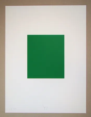 Siebdruck Knoebel - Rot Gelb Weiss Blau