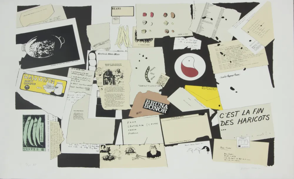 Siebdruck Knowles - C'CE LA FINS DES HARICOTS