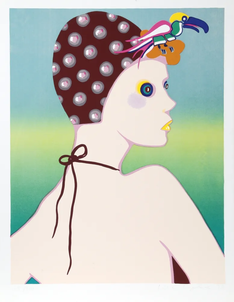 Siebdruck Kogelnik - Crazy Bird