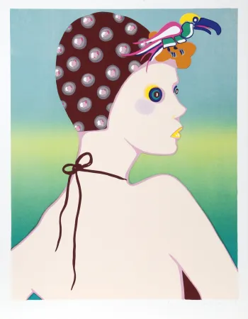 Siebdruck Kogelnik - Crazy Bird