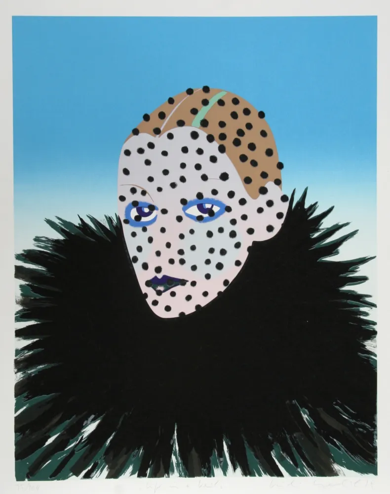 Siebdruck Kogelnik - Life is a Veil