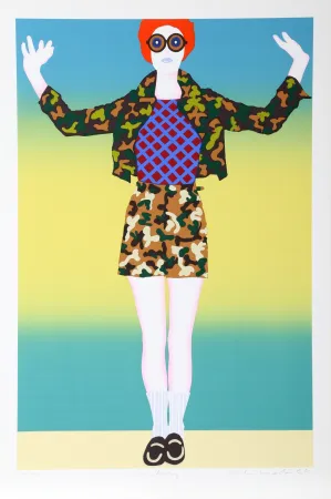 Siebdruck Kogelnik - War Baby