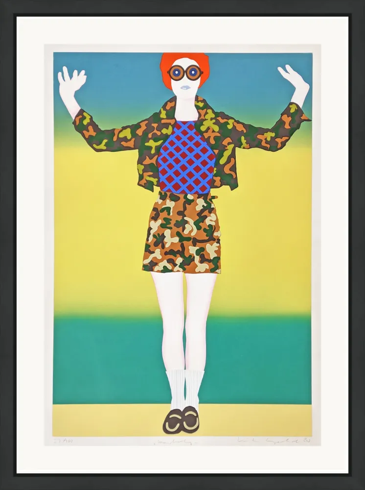 Siebdruck Kogelnik - WAR BABY