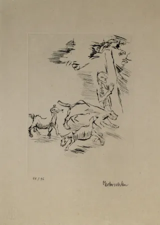 Stich Kokoschka - Der Beobachter