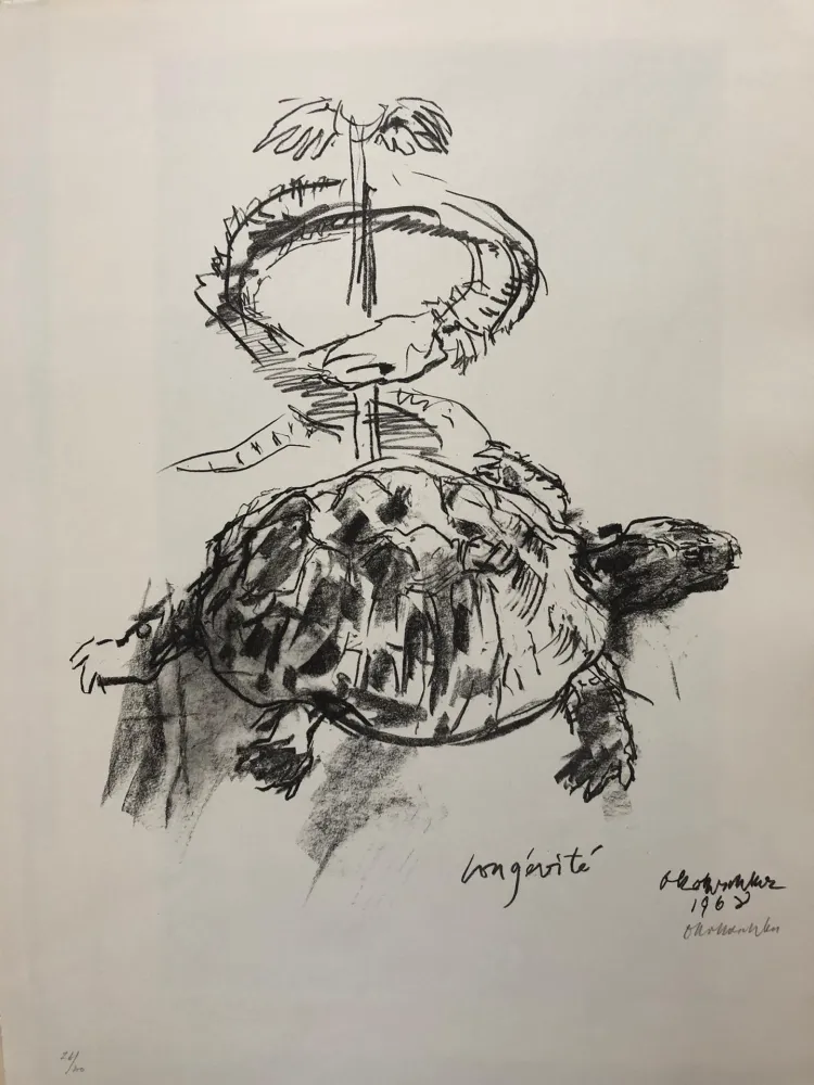 Lithographie Kokoschka - Longévité