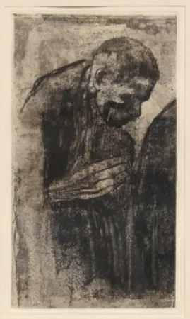 Stich Kollwitz - Portrait of a Man