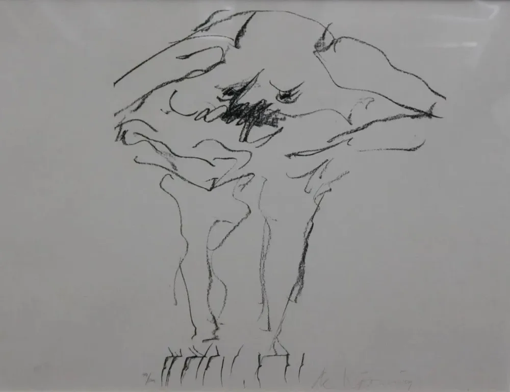 Lithographie Kooning - Clam Digger