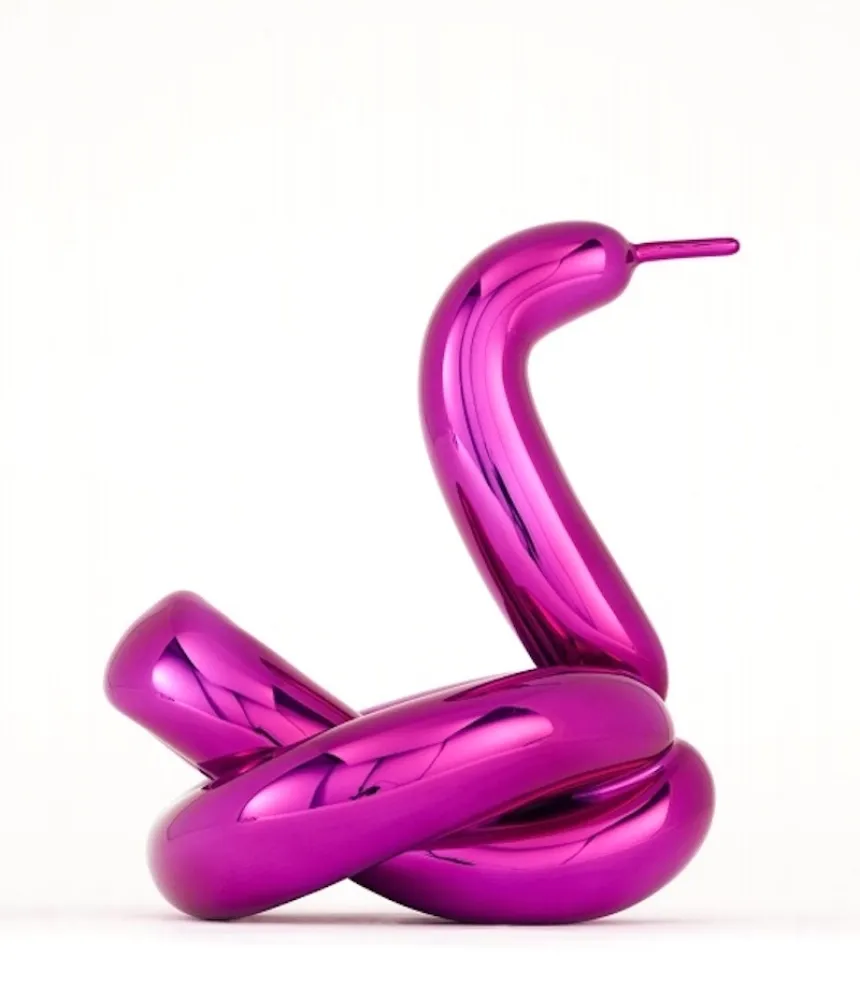 Keine Technische Koons - Balloon Swan (Magenta)