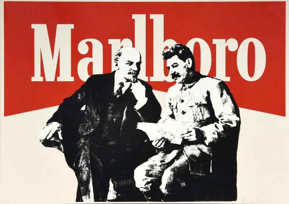 Siebdruck Kosolapov  - Marlboro Men
