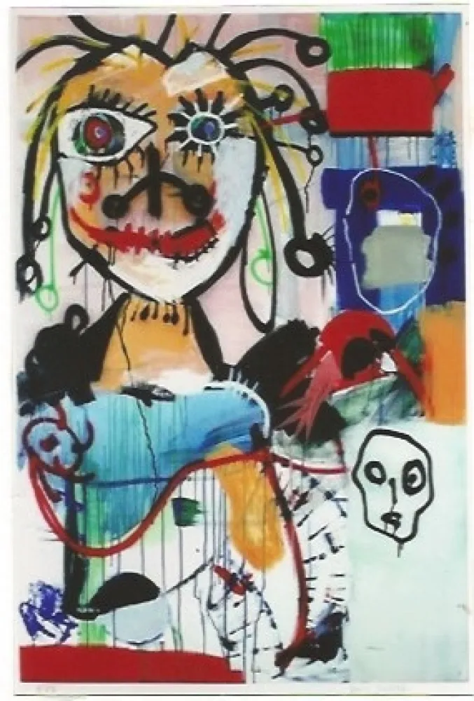 Lithographie Kostabi - Joachim