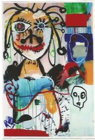 Lithographie Kostabi - Joachim