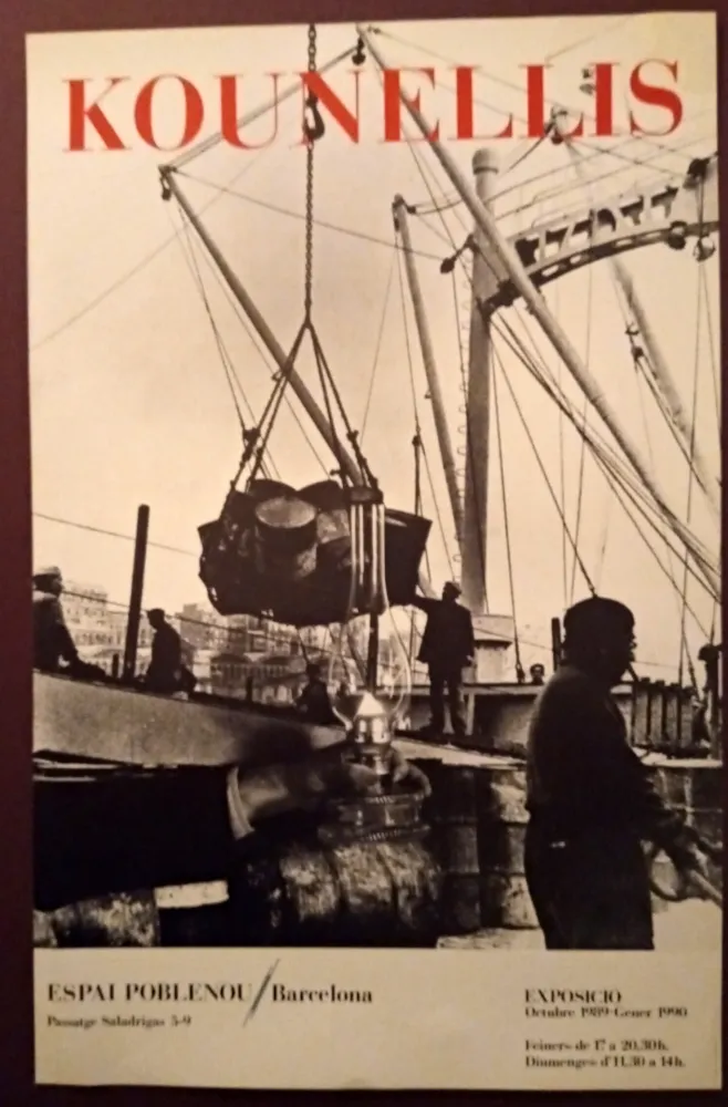 Plakat Kounellis - Exhibition poster Espai Poblenou