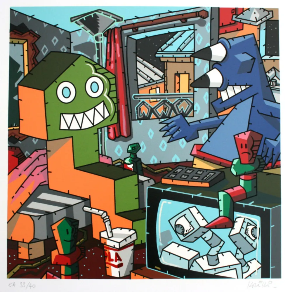 Siebdruck Kriki - L’interieur