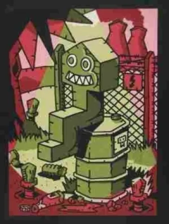 Siebdruck Kriki - Sans titre